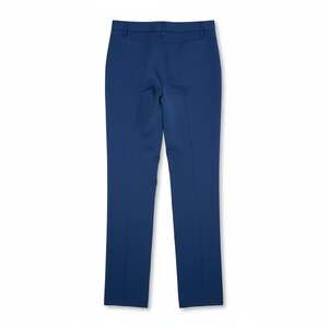 Aviator Slim Dress Pants 34 Blue Flat Front Stretch Trousers